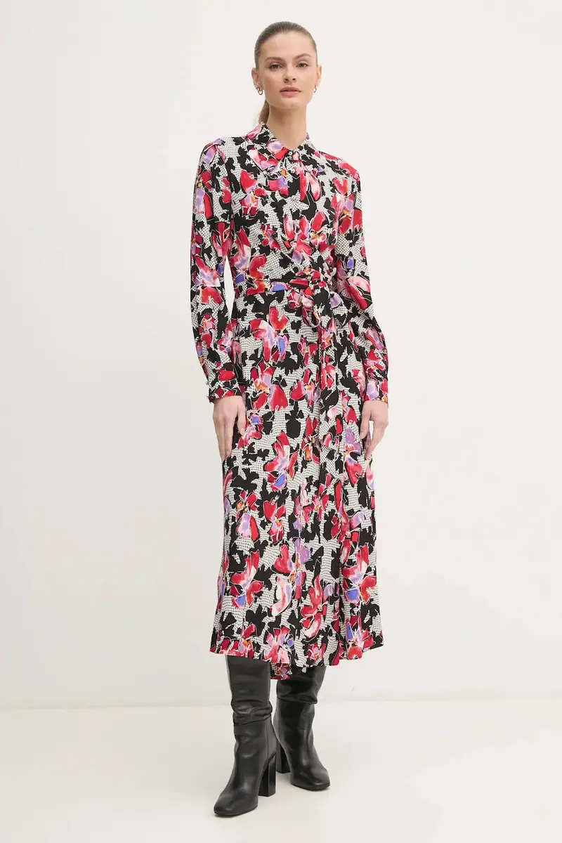 vestito colore nero DVFDW4S015