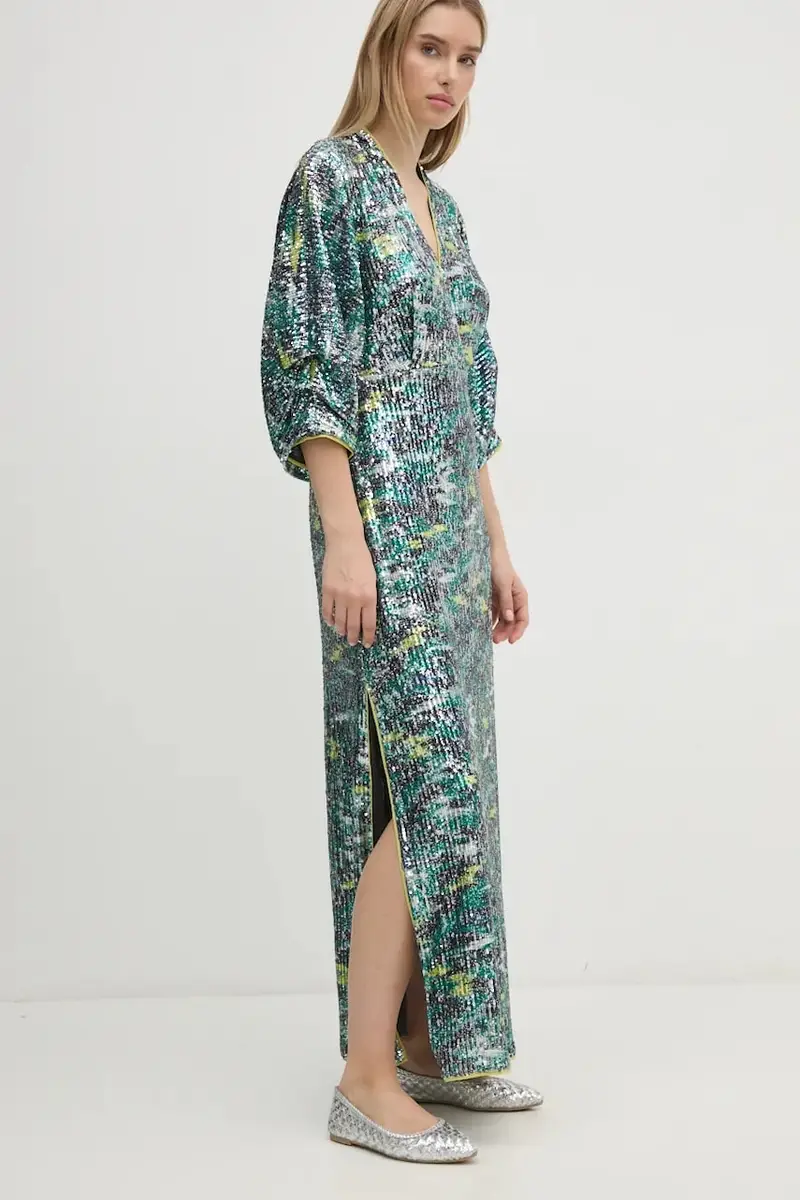 vestito colore verde DVFGL3S006