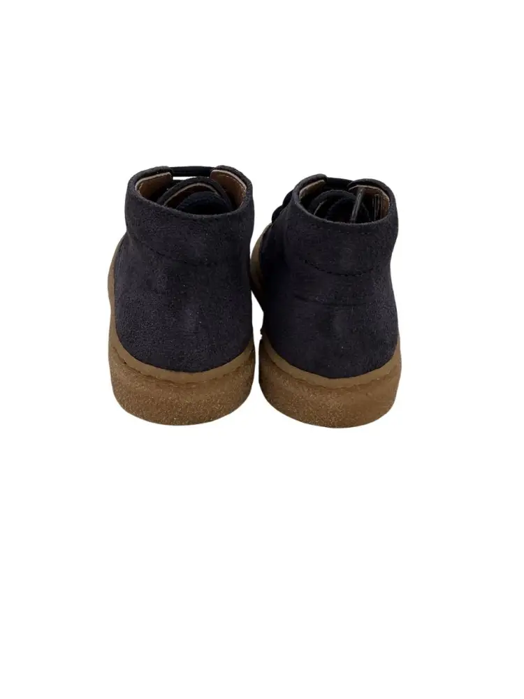 scarpe blu navy bambino in camoscio miniatura 3