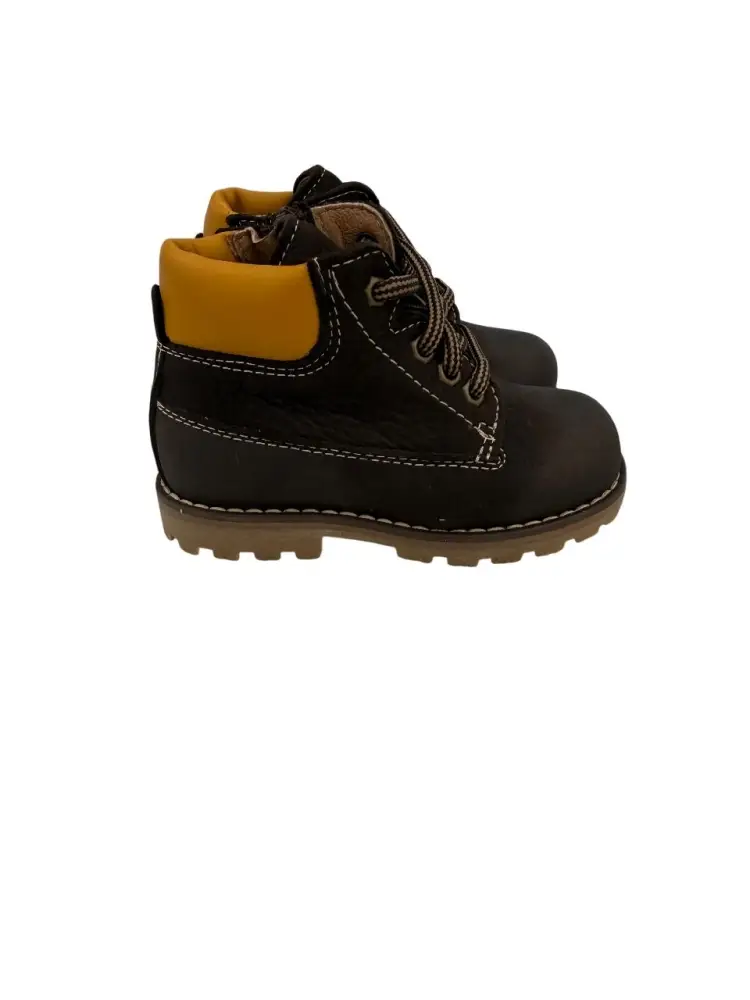 scarpe verde bosco bambino in ecopelle