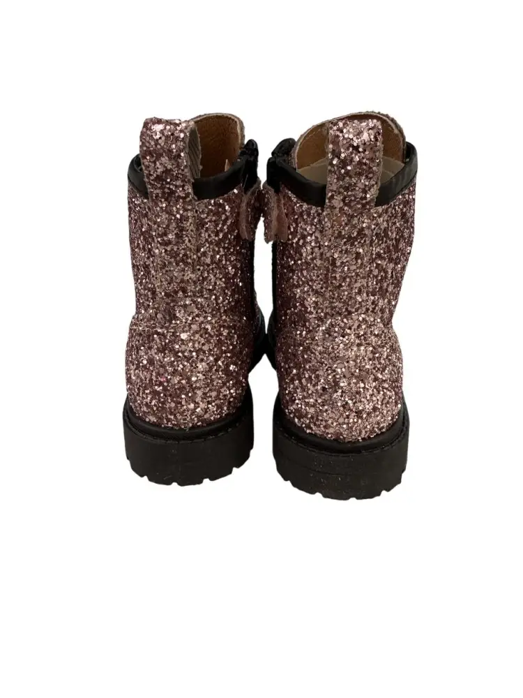 stivaletto rosa bambina con glitter miniatura 3