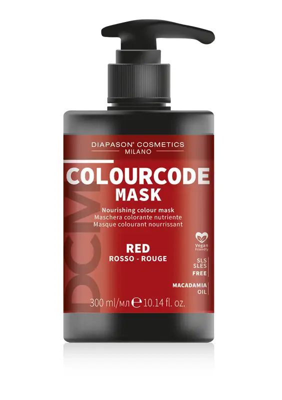 Diapason Colourcode Mask - 300 ml - Rosso