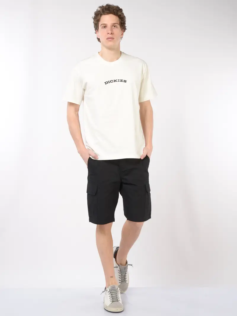 bermuda da uomo Dickies cargo in cotone NERO miniatura 2
