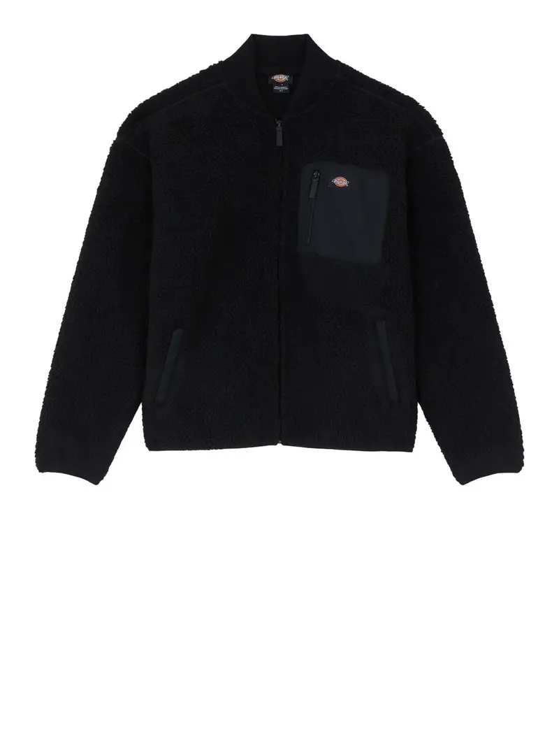 bomber dickies central sherpa da donna - nero
