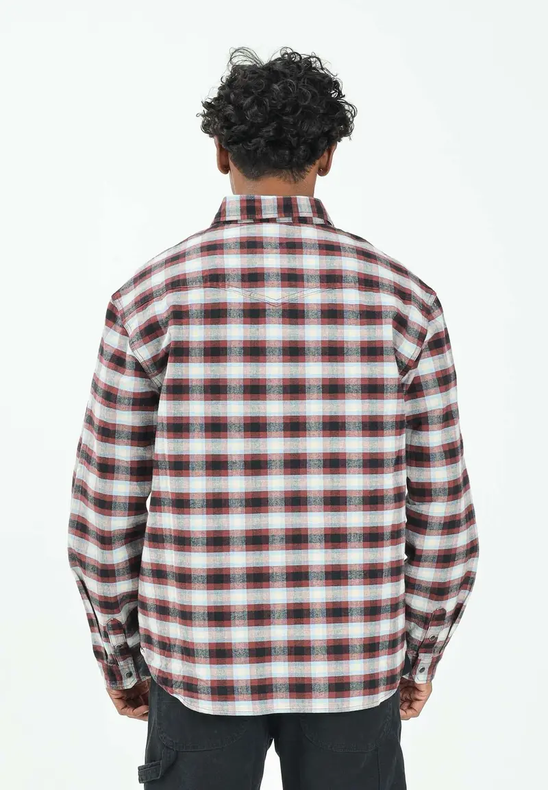 Camicia a manica lunga JOHNSONVILLE nera da uomo miniatura 3