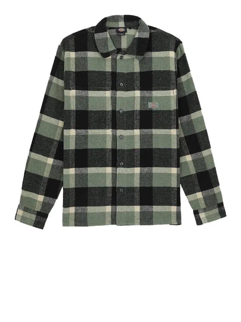 camicia casual dickies coaling da uomo - verde