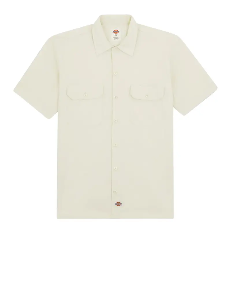 camicia casual dickies da uomo - avorio