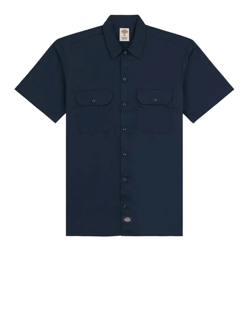 camicia casual dickies da uomo - blu