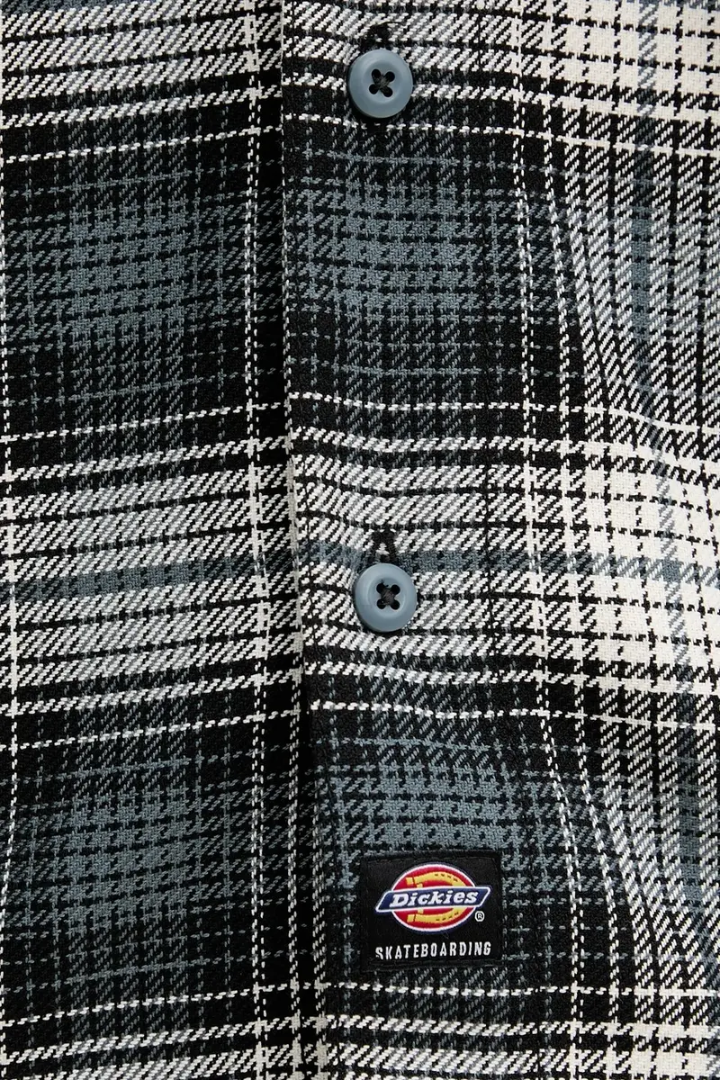 camicia in cotone uomo colore blu DK0A8674 miniatura 5