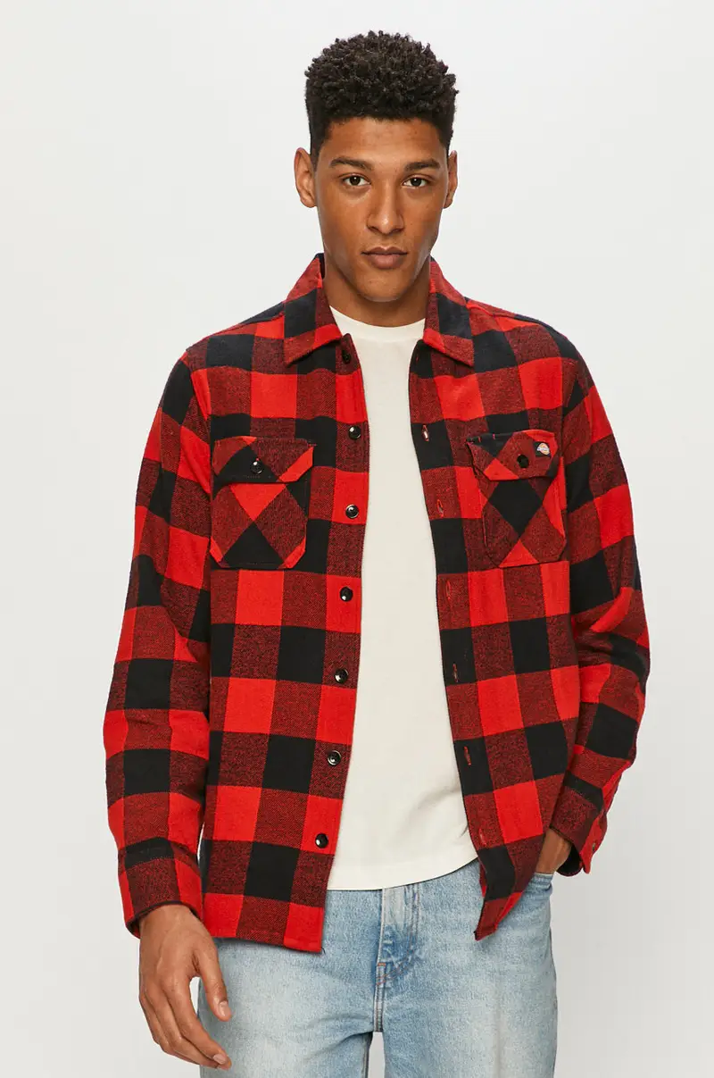 camicia Rosso miniatura 5