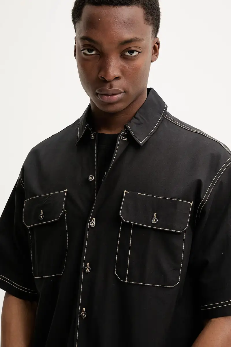 camicia uomo colore nero DK0A4Z7RBLK1 miniatura 4