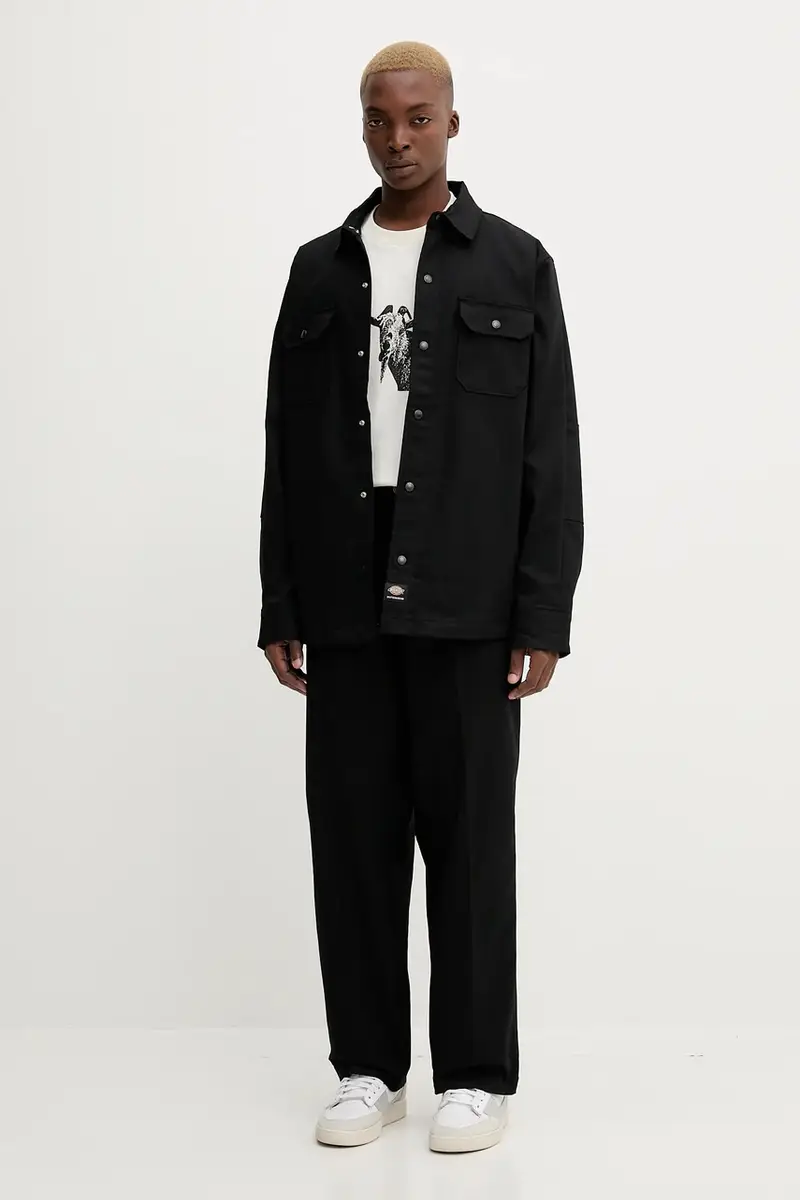 camicia uomo colore nero DK0A8673 miniatura 2