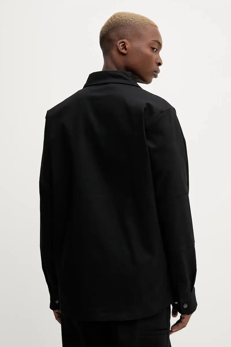 camicia uomo colore nero DK0A8673 miniatura 3