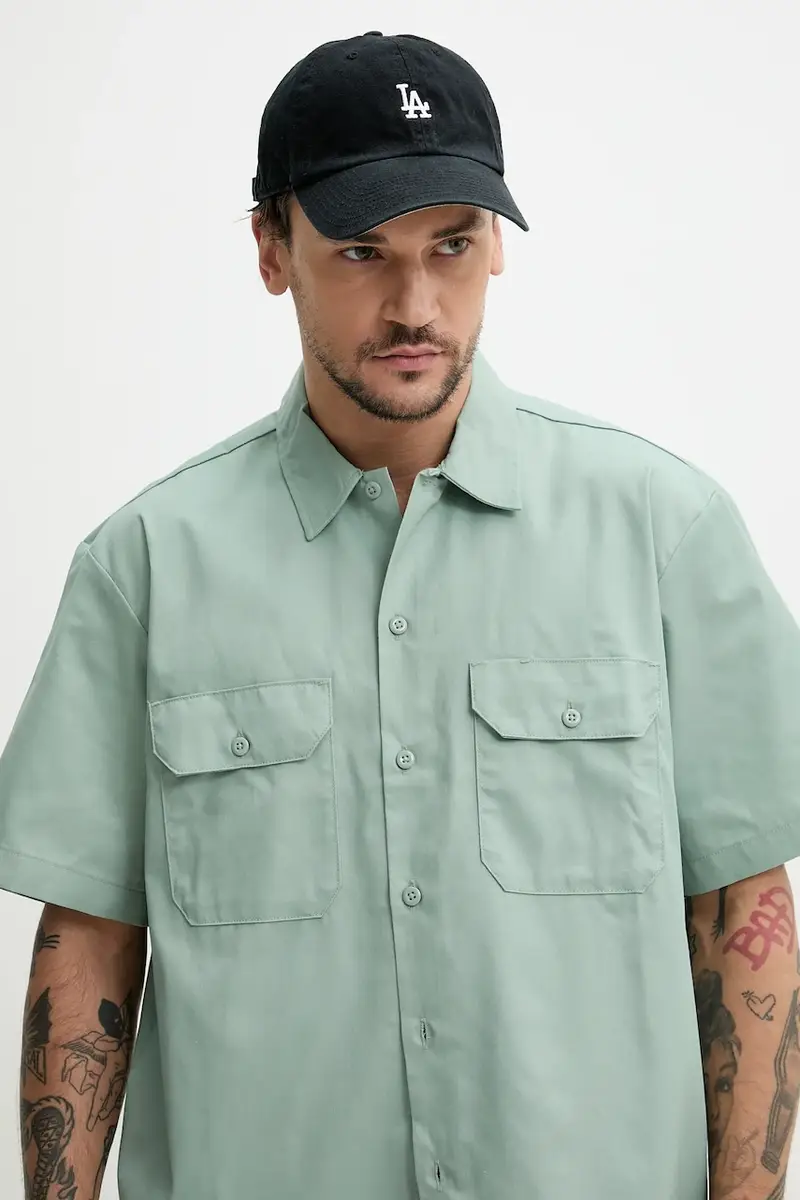 camicia uomo colore verde