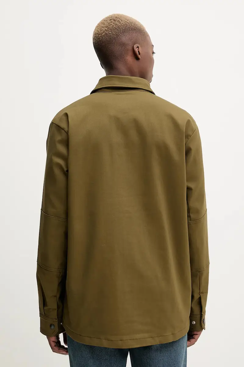 camicia uomo colore verde DK0A8673 miniatura 3