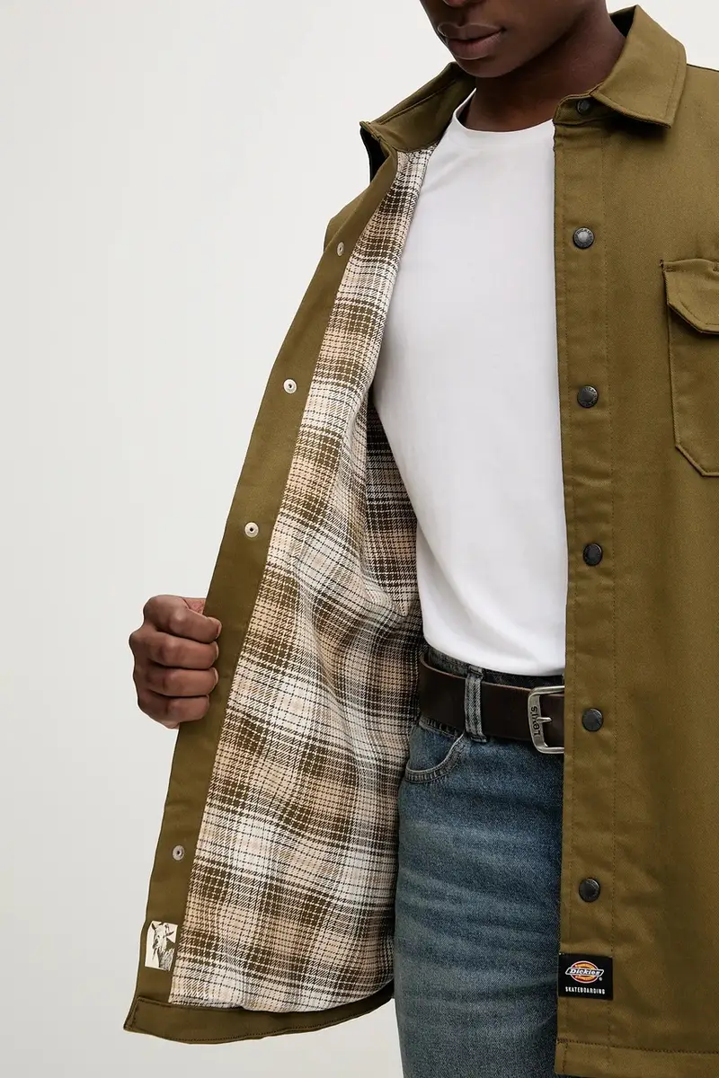 camicia uomo colore verde DK0A8673 miniatura 5