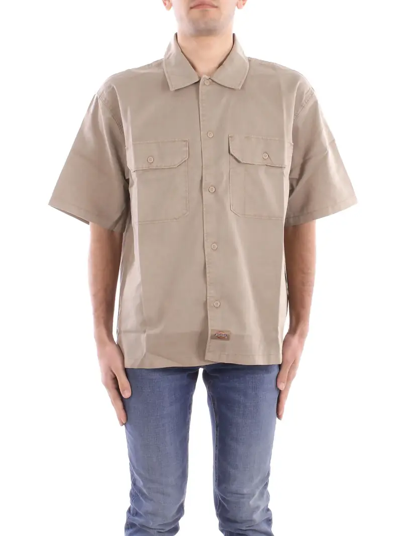 Camicia Uomo DICKIES Desert sand Unionville gd work shirt ss mi