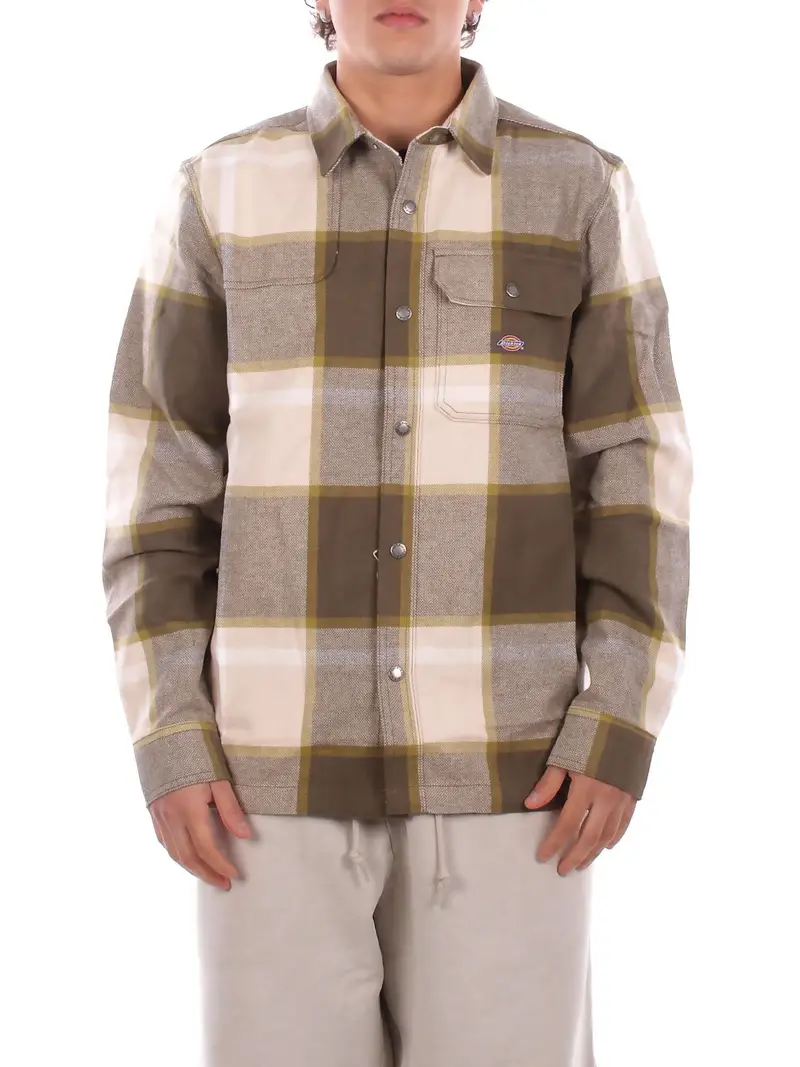 Camicia Uomo DICKIES Wood ash Nimmons ls wood ash