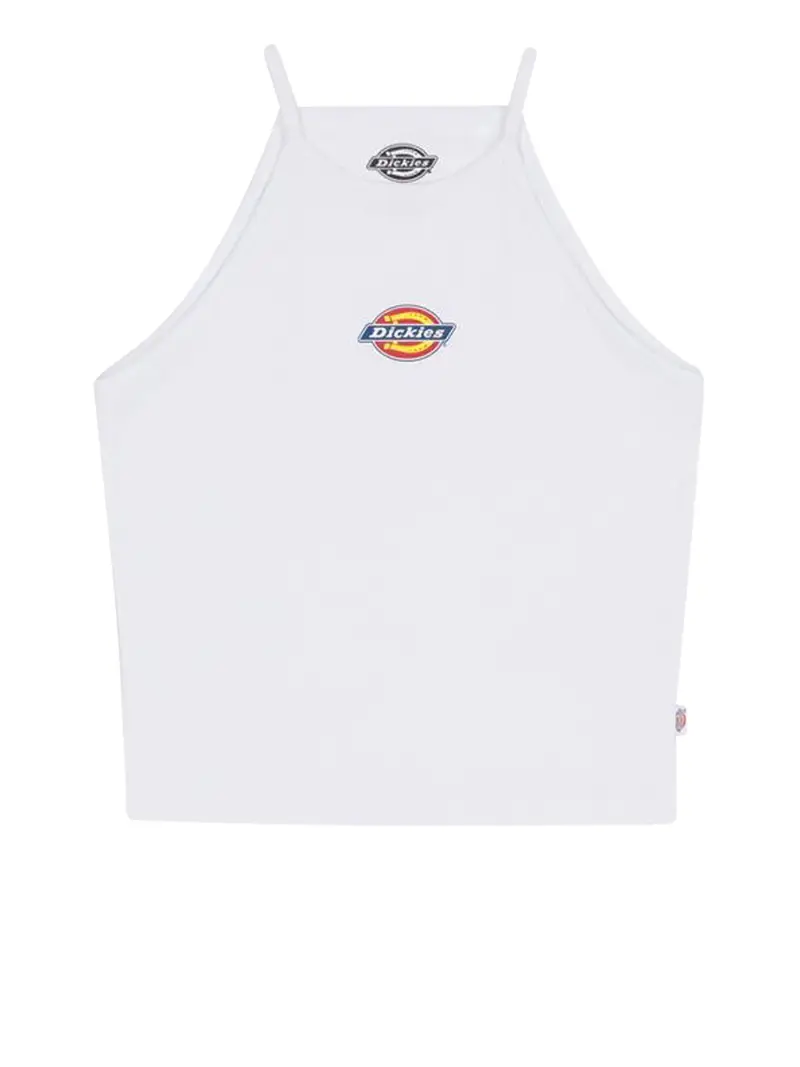 canotta dickies chain da donna - bianco