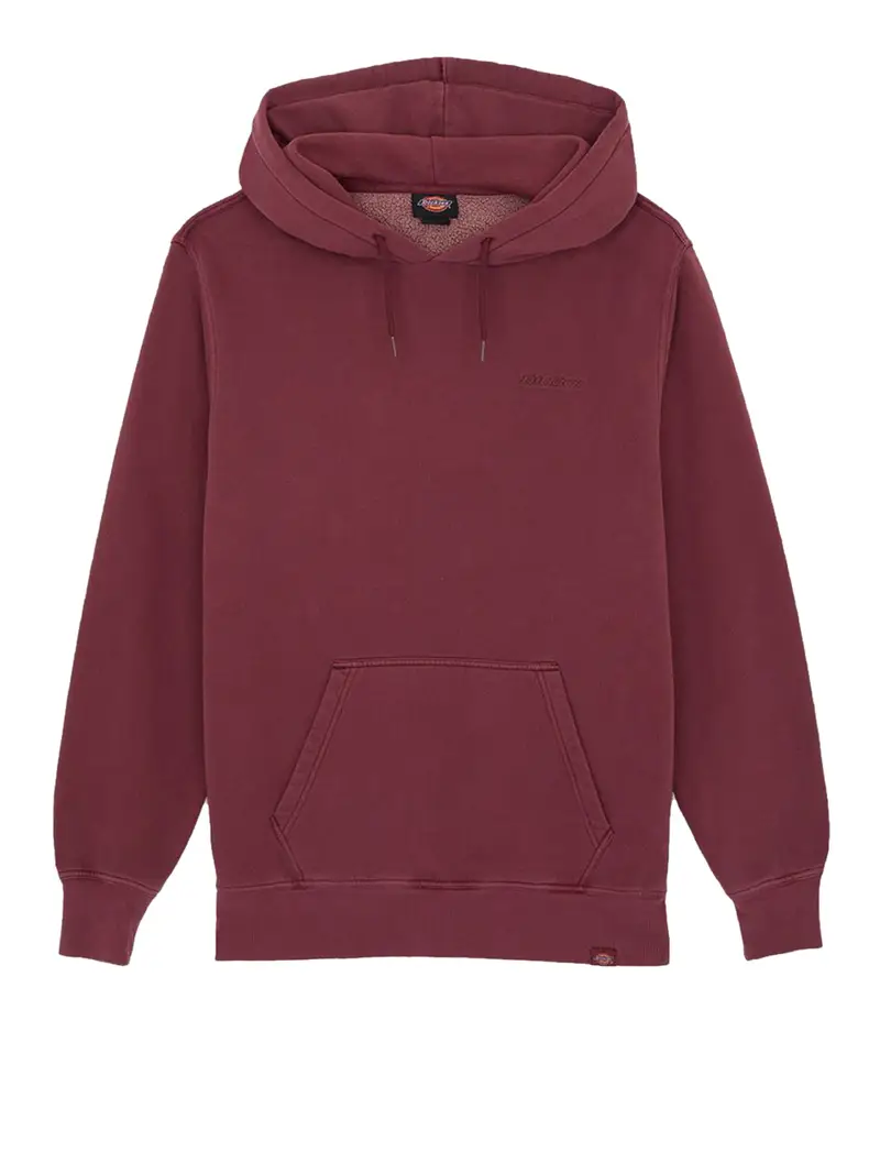 felpa cappuccio dickies plentywood da uomo - bordeaux