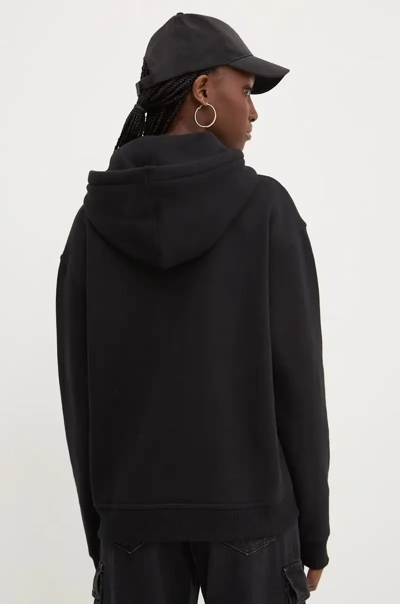 felpa CLANCY donna colore nero con cappuccio DK0A4Z2W miniatura 3