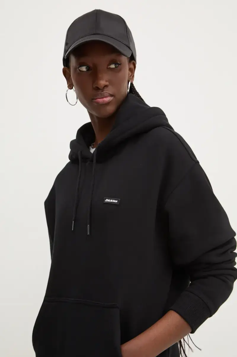 felpa CLANCY donna colore nero con cappuccio DK0A4Z2W miniatura 4