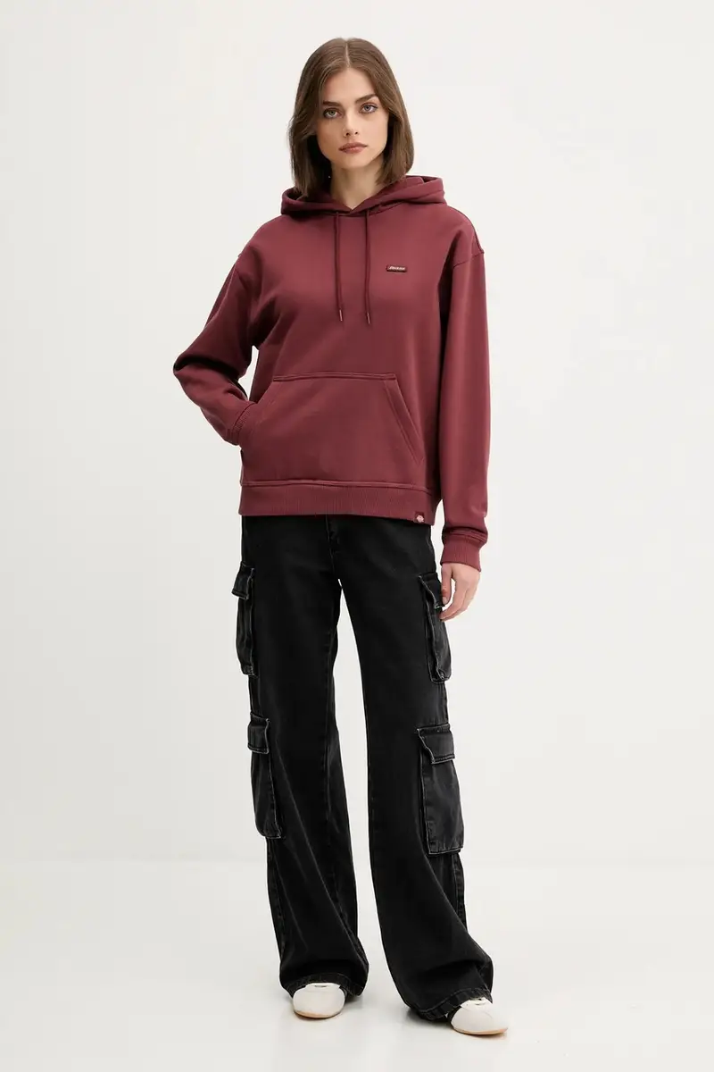 felpa CLANCY donna colore nero con cappuccio DK0A4Z2W Rosso miniatura 2