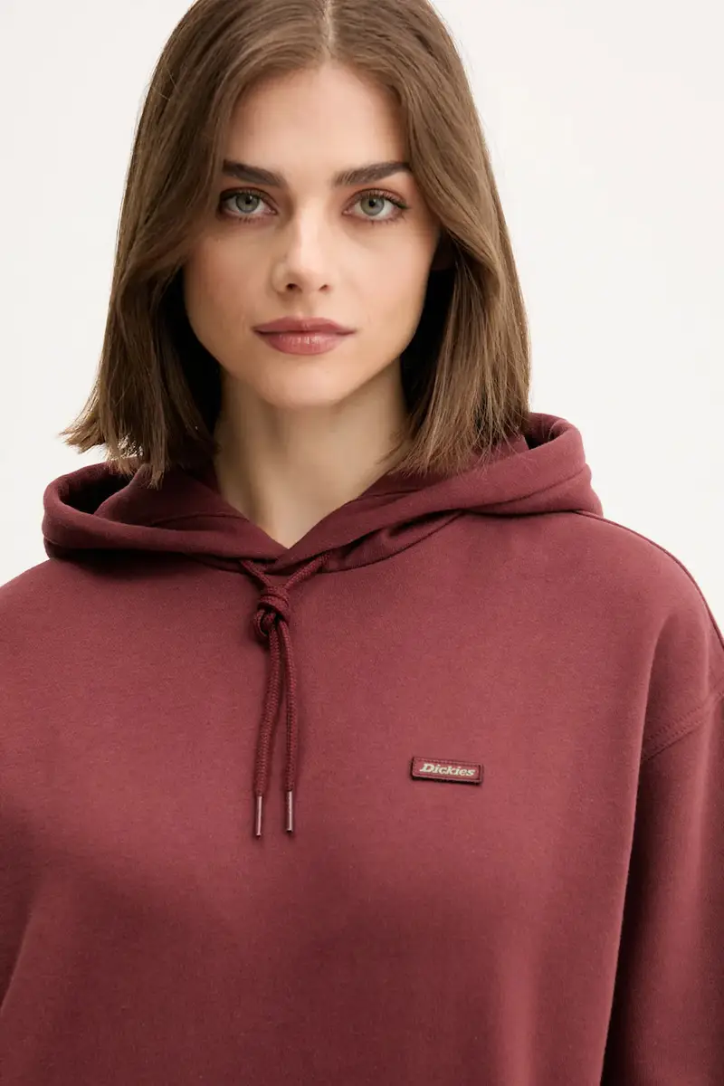 felpa CLANCY donna colore nero con cappuccio DK0A4Z2W Rosso miniatura 4