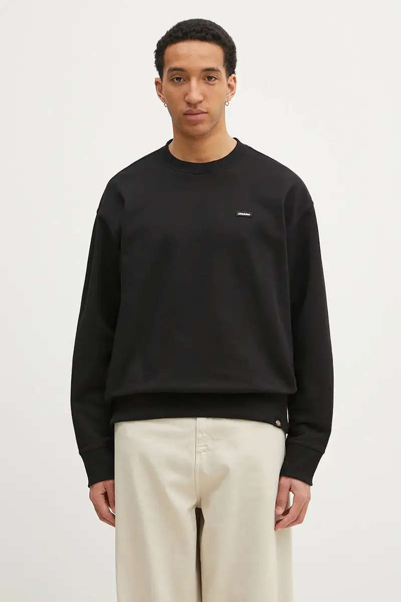 felpa Clancy Heavyweight Sweatshirt Black uomo colore nero DK0A87CKBLK1