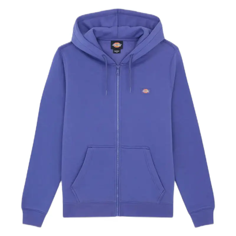 felpa dickies oakport zip hoodie - skipper blue PURPLE