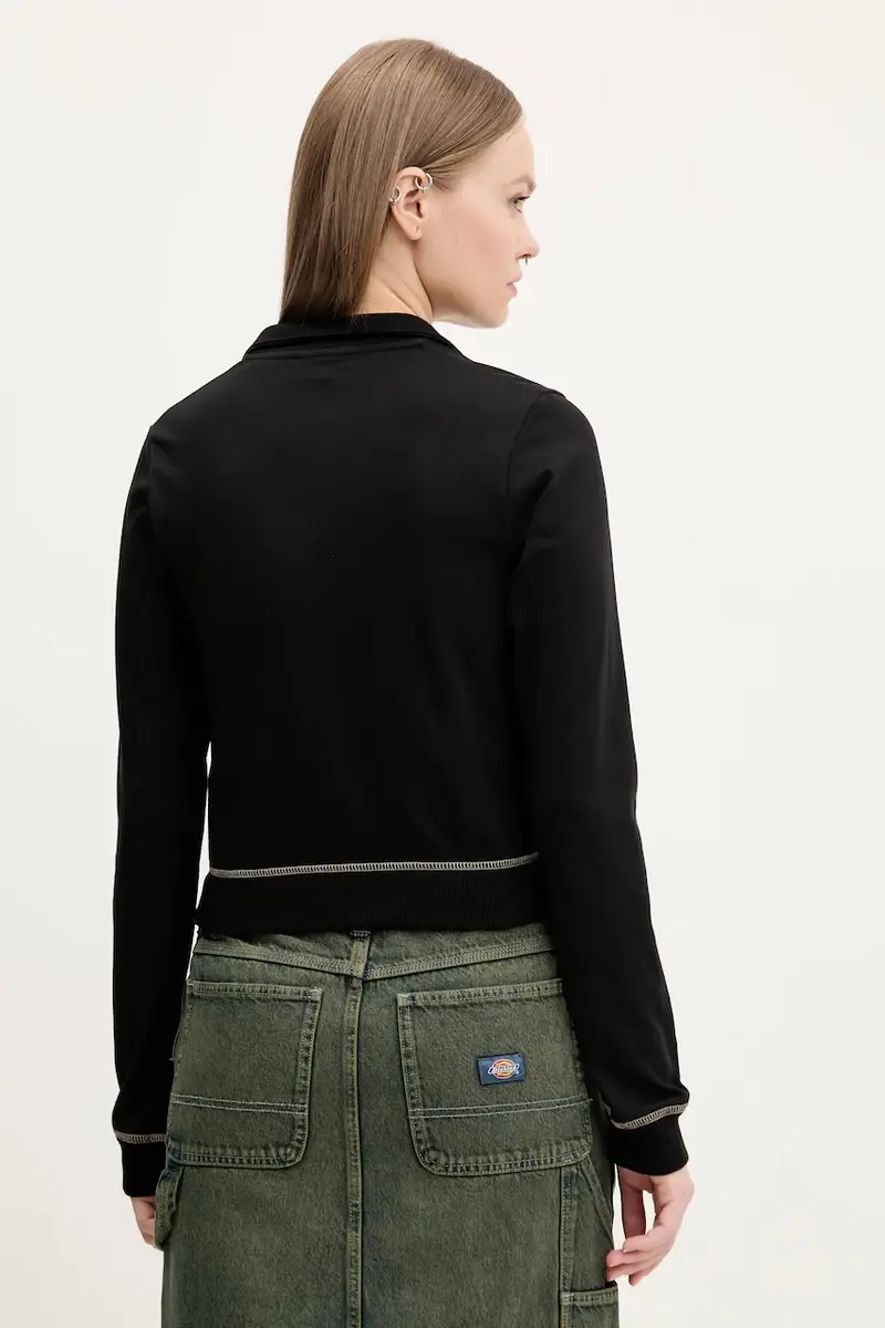 felpa donna colore nero DK0A4Z71BLK1 miniatura 3