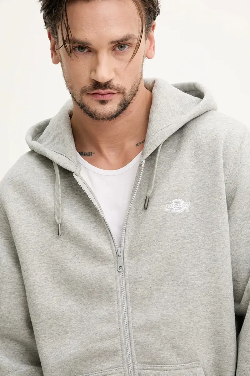 felpa SUMMERDALE ZIP THROUGH uomo colore grigio con cappuccio DK0A4YQA miniatura 4