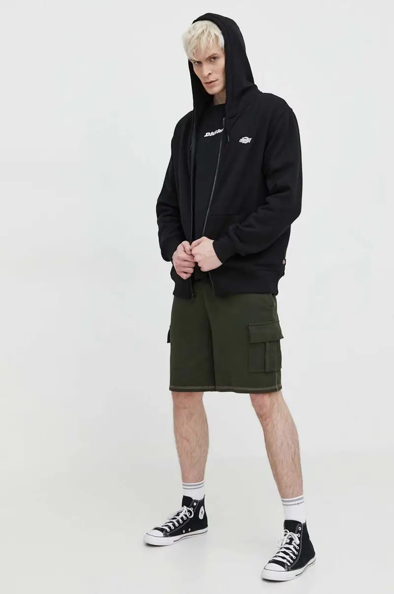 felpa SUMMERDALE ZIP THROUGH uomo colore nero con cappuccio DK0A4YQA miniatura 2