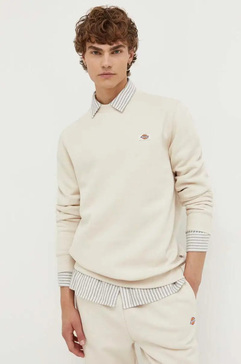 felpa uomo colore beige DK0A4XCE