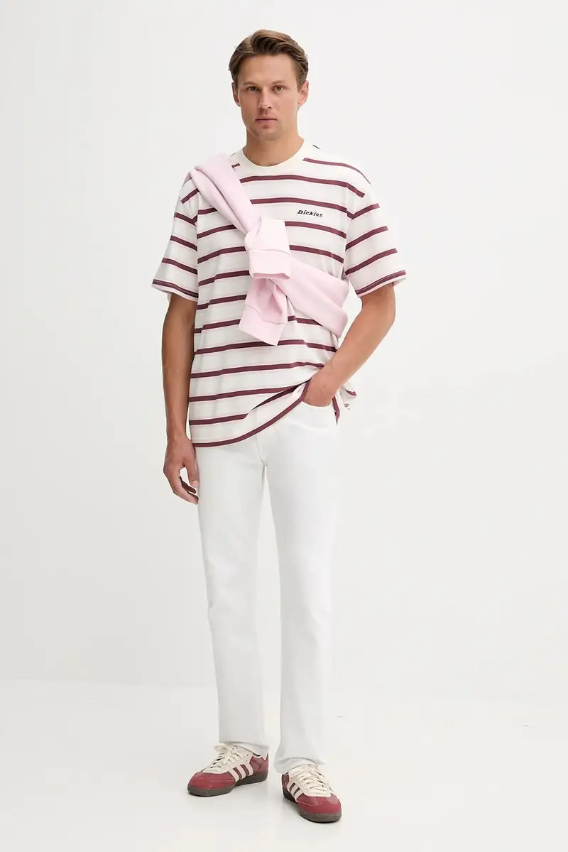 felpa uomo colore rosa con cappuccio DK0A87NP miniatura 4