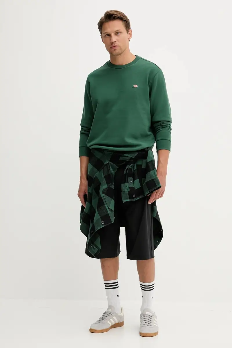 felpa uomo colore verde DK0A4XCE miniatura 2