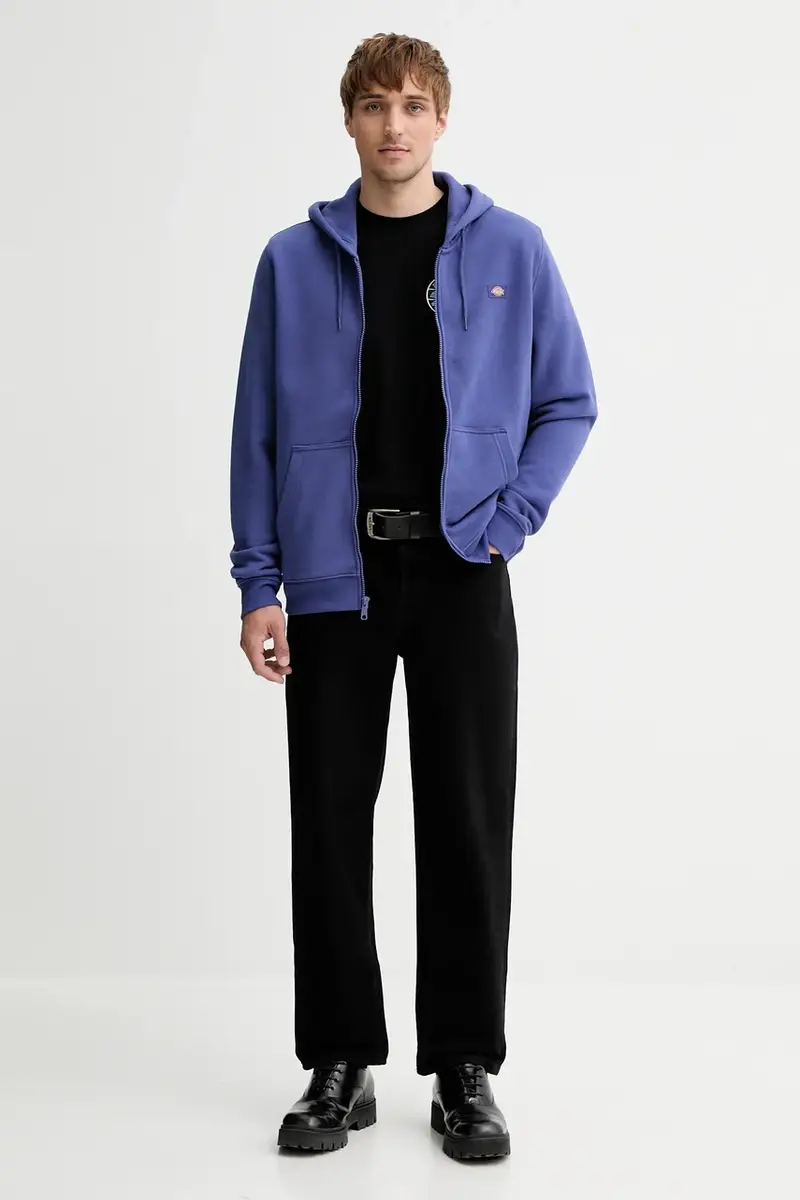 felpa uomo colore violetto con cappuccio DK0A4XD3 miniatura 2