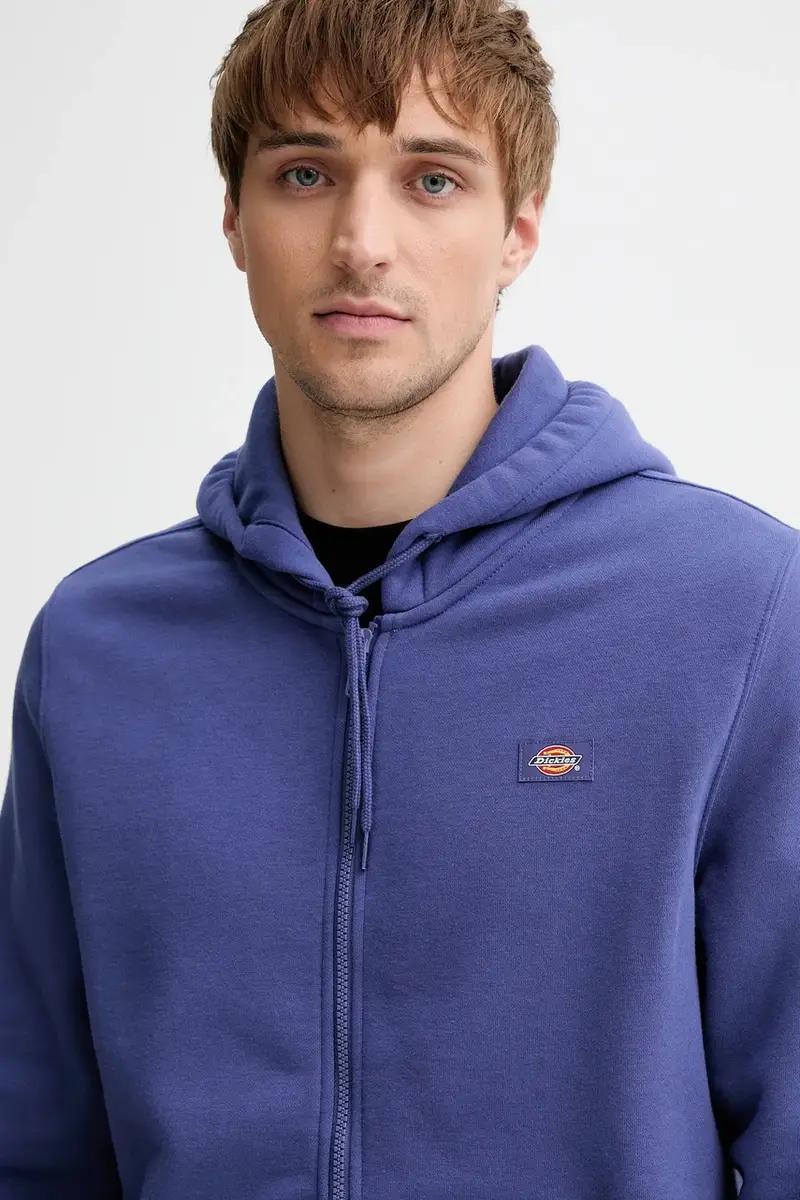 felpa uomo colore violetto con cappuccio DK0A4XD3 miniatura 4