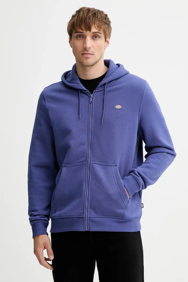 felpa uomo colore violetto con cappuccio DK0A4XD3