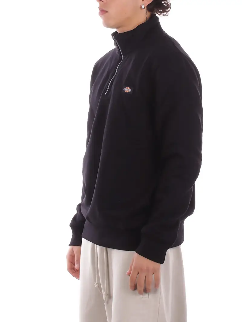 Felpa Uomo DICKIES Black Oakport quarter zip miniatura 2