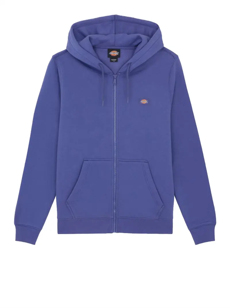 felpa zip dickies oakport da uomo - viola