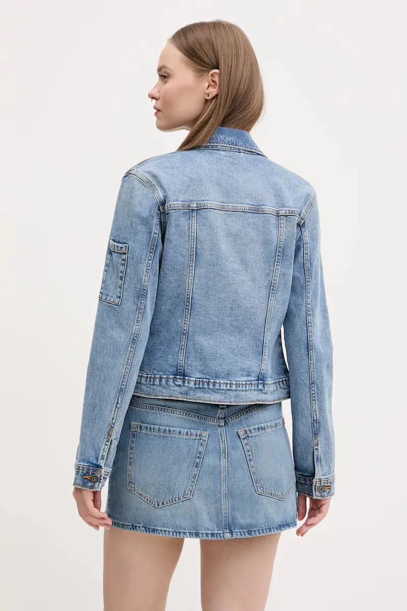 giacca colore blu DK0A4ZANK211 miniatura 3