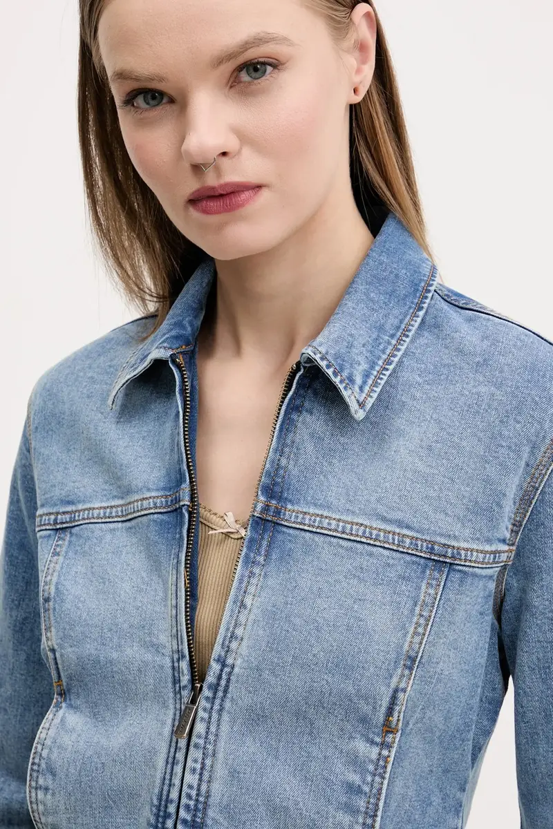 giacca colore blu DK0A4ZANK211 miniatura 4