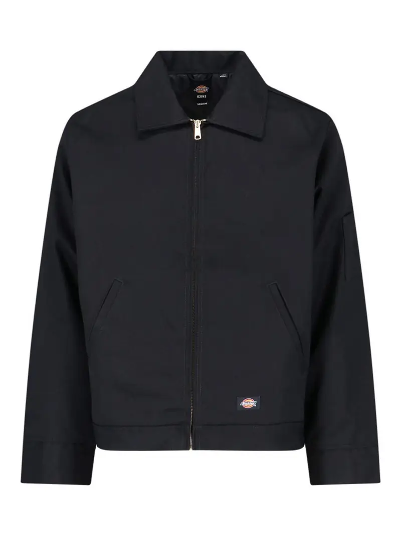 Giacca con cerniera Nero