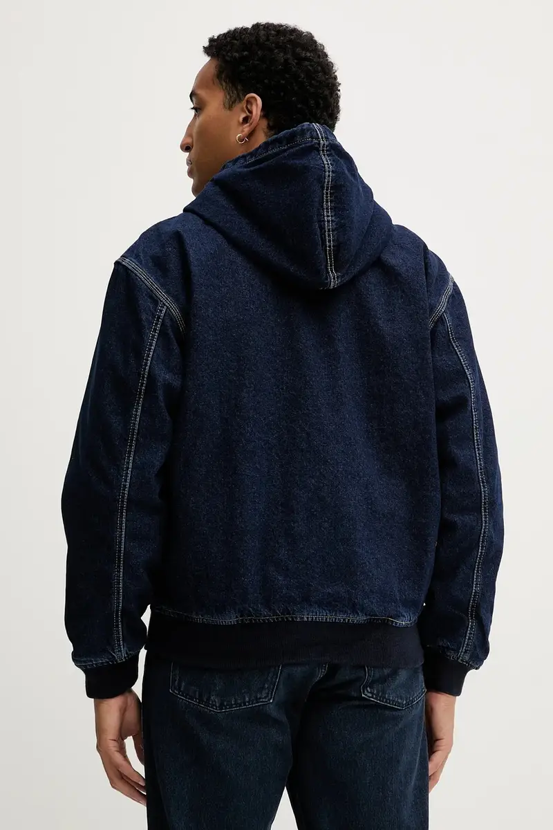 giacca di jeans colore blu navy DK0A87OA miniatura 3