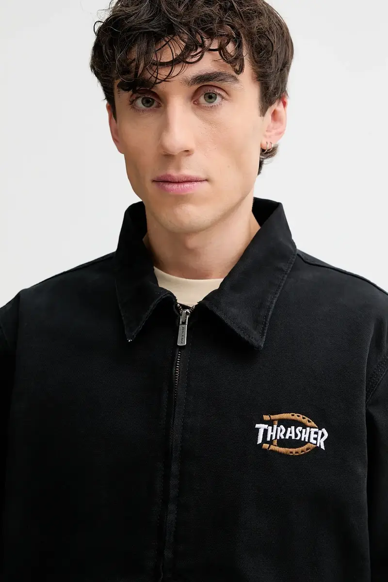 giacca di jeans colore nero DK0A88CE miniatura 4