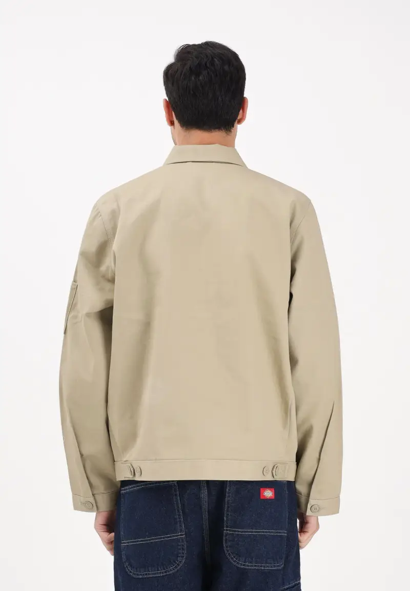 Giacca sfoderata Eisenhower beige da uomo miniatura 3