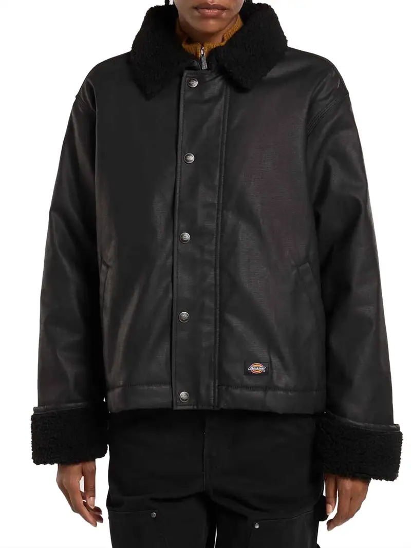 giubbino dickies decherd da donna - nero