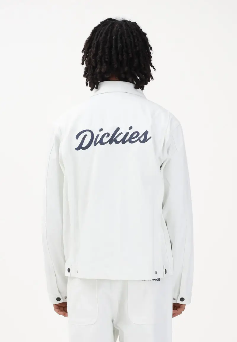 Giubbotto Wellsville in denim bianco da uomo miniatura 3