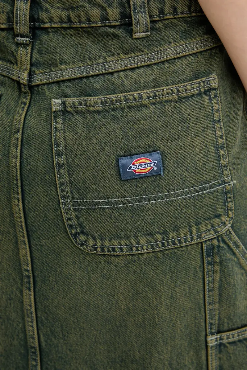 gonna di jeans colore verde DK0A866SK571 miniatura 4